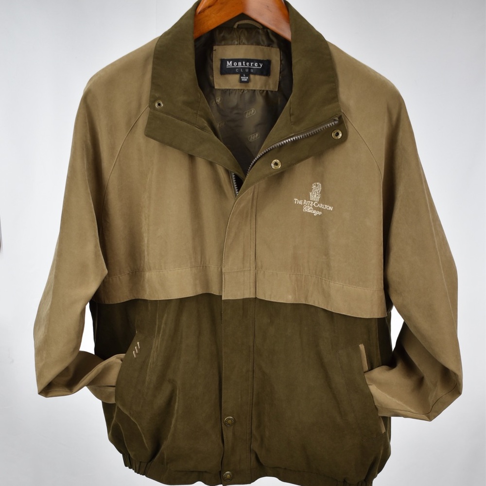Ritz Carlton Monterey Club Men’s Suede Windbreaker